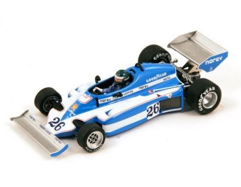 Spark Model S1722 LIGIER JS7 J.LAFFITE 1977 N.26 WINNER SWEDEN GP 1:43 Modellino
