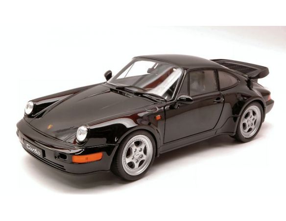 Welly WE18026 PORSCHE 964 TURBO 1991 BLACK 1:18 Modellino