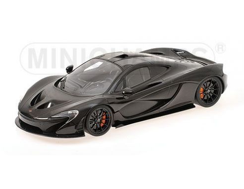 MINICHAMPS 107133301 McLAREN P1 2012 BLACK METALLIC Modellino