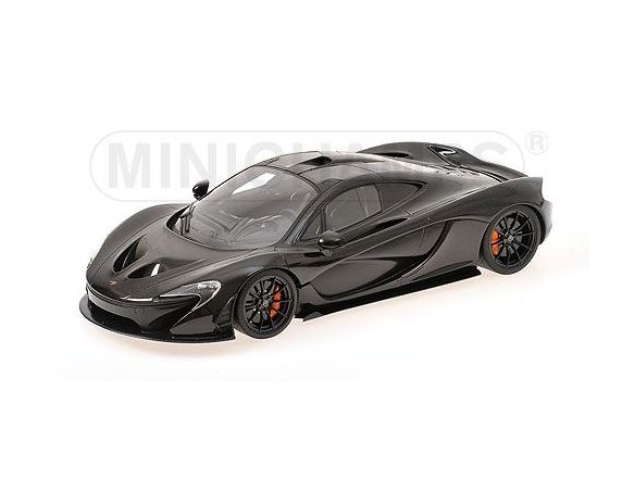 MINICHAMPS 107133301 McLAREN P1 2012 BLACK METALLIC Modellino