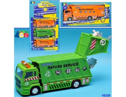 Ginmar GM0771 CAMION ECOLOG.MET.PLAST.RETROC.LUCE/SUONO cm 19 Modellino