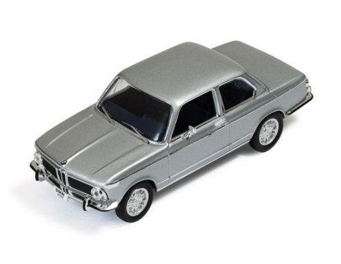 Ixo model CLC253 BMW 2002 Ti 1972 SILVER 1:43 Modellino