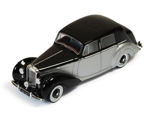 Ixo model MUS052 BENTLEY MK VI 1950 BLACK/SILVER 1:43 Modellino