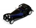 Ixo model MUS053 BUGATTI TYPE 41 ROYALE 1928 BLACK/BLUE 1:43 Modellino