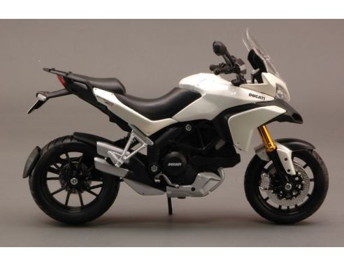 Maisto MI31188W DUCATI MULTISTRADA 1200 S 2010 WHITE 1:12 Modellino
