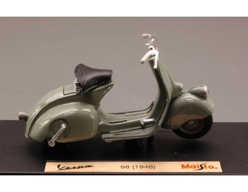 Maisto MI3132 VESPA 98 1946 MOUSE-GREY 1:18 Modellino