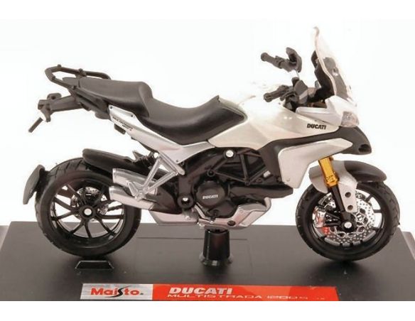 Maisto MI39300M DUCATI MULTISTRADA 1200S 2011 PEARL 1:18 Modellino