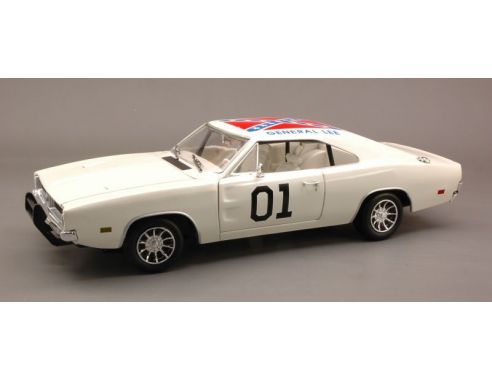 Ertl RT32485W DODGE CHARGER GENERAL LEE DUKES OF HAZZARD WHITE 1:18 Modellino