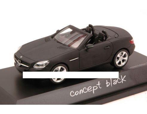 Schuco SH7454 MERCEDES SLK CLASS (R172) 2010 MATT BLACK Modellino