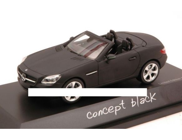 Schuco SH7454 MERCEDES SLK CLASS (R172) 2010 MATT BLACK Modellino