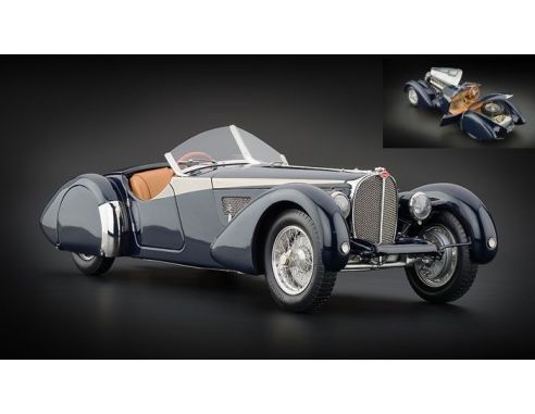 CMC CMC106 BUGATTI 57 SC CORSICA 1938 BLUE 1:18 Modellino