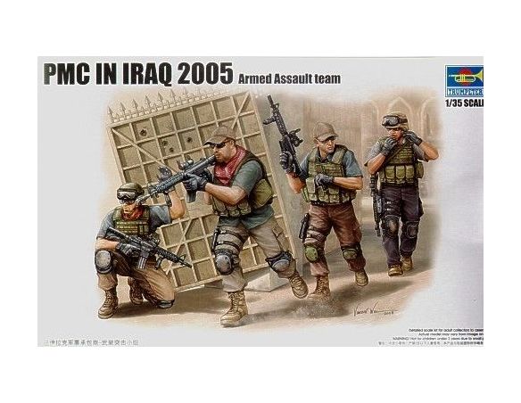 Trumpeter TP0419 FIGURE PMC IRAQ KIT 1:35 Modellino