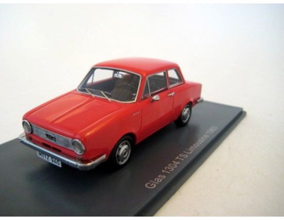 Neo Scale Models NEO45945 GLAS 1304 TS LIMOUSINE 1965 RED 1:43 Modellino