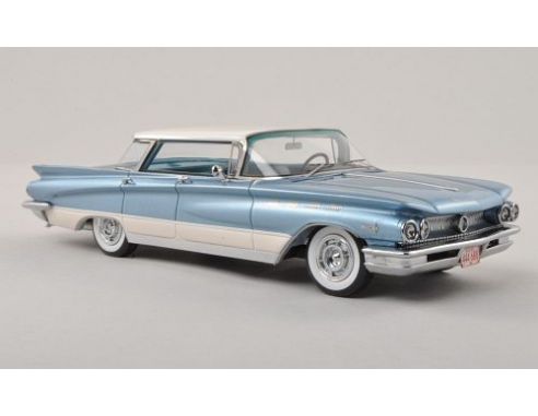 Neo Scale Models NEO44688 BUICK ELECTRA 225 4DOOR HARD TOP SEDAN 1960 MET.LIGHT BLUE/WHITE 1:43 Modellino