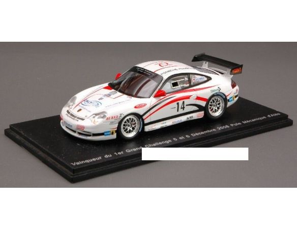 Matrix MX017 PORSCHE 996 N.14 WINNER CHALLENGE 2008 ALES R.DUMAS 1:43 Modellino