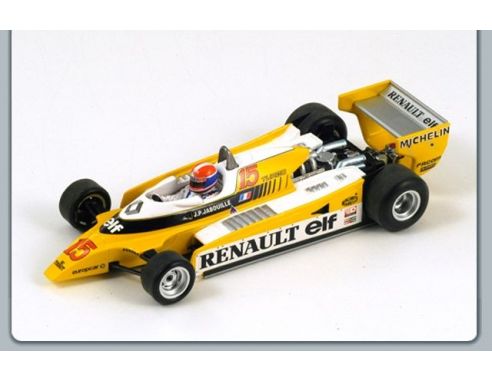Spark Model S1759 RENAULT J.P.JABOUILLE 1980 N.15 WINNER AUSTRIAN GP 1:43 Modellino