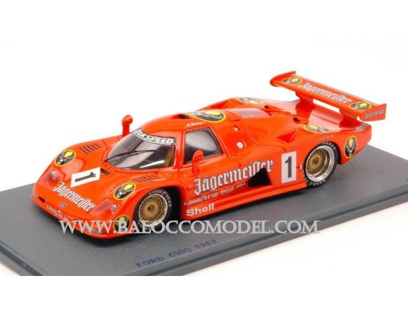 Bizzare BZ397 FORD C100 N. 1 JAGERMEISTER WINNER DRM HOCKENHEIM 1982 K.LUWIG 1:43 Modellino