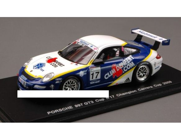 Matrix MX021 PORSCHE 997 GT N.17 CARRERA CUP 2009 1:43 Modellino