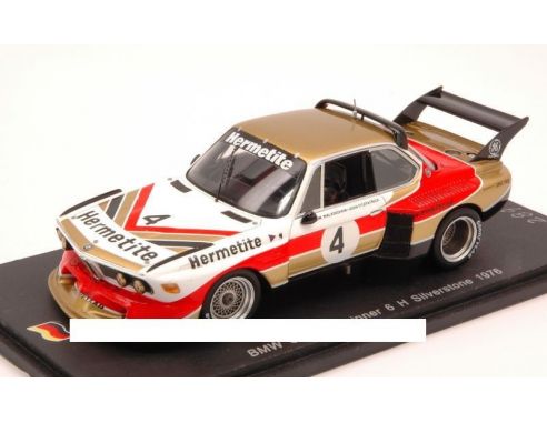 Spark Model SG023 BMW CSL N.4 WINNER 8H SILVERSTONE 1978 FITZPATRICK-WALKINSHAW 1:43 Modellino