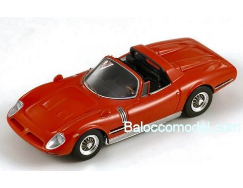 Spark Model S0390 BIZZARRINI SPYDER GT 1966 RED 1:43 Modellino