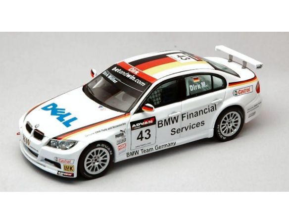 Spark Model S0434 BMW 320 SI N.43 WTCC 2006 1:43 Modellino
