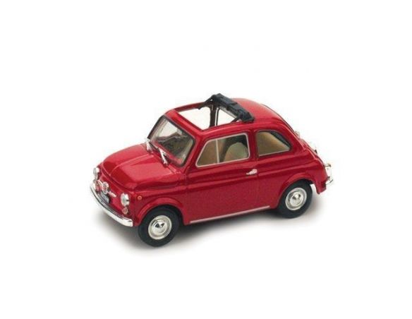 Brumm BM0454-01 FIAT 500 F 1965-72 APERTA ROSSO MEDIO 1:43 Modellino