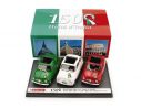 Brumm BMS0150 FIAT 500 TRITTICO VERDE-BIANCO-ROSSO Ed.Lim.500 Pz.1:43 Modellino