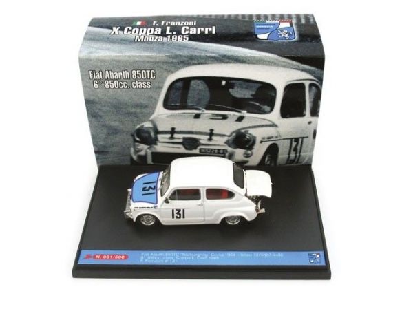 Brumm BMS1003 FIAT 850 ABARTH N.131 MONZA 1965 FRANZONI 1:43 Modellino