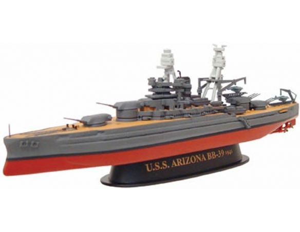 Alpha International 09001 USS ARIZONA NAVAL WAR VESSELS 1/700 Modellino