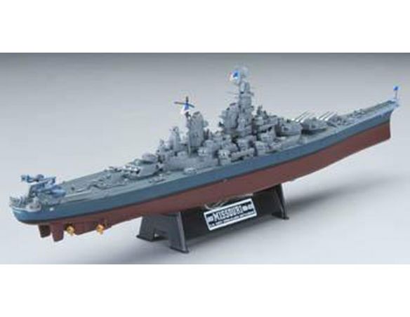 Alpha International 09007 USS MISSOURI NAVAL WAR VESSELS 1/700 Modellino