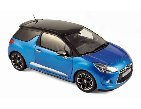 Norev 181539 CITROEN DS3 2010 BLUE 1/18 Modellino