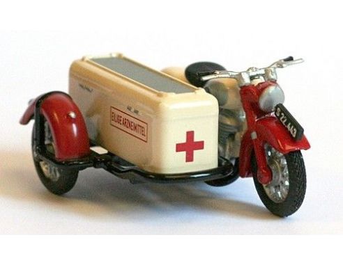 Premium Classixxs 11962 PUCH SG250+BEIWAGEN ROTES KREUZ 1/43 Modellino