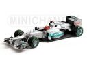Minichamps 110120407 MERCEDES F1 W03 M. SCHUMACHER BRAZIL GP 2012 Modellino