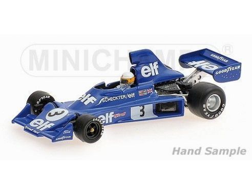MINICHAMPS 400750003 TYRRELL FORD 007 J. SCHECKTER 1975 Modellino