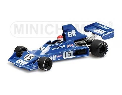 Minichamps PM400750115 TYRRELL FORD 007 M.LECLERE 1975 N.15 RETIRED USA GP 1:43 Modellino
