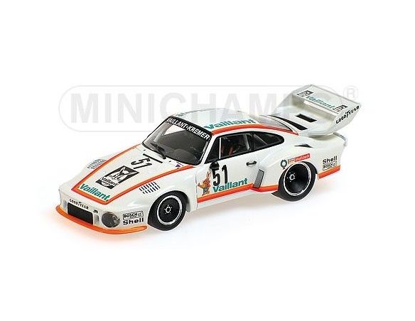 Minichamps PM400776351 PORSCHE 935/77 VAILLANT N.51 ZOLDER 1977 BOB WOLLEK 1:43 Modellino