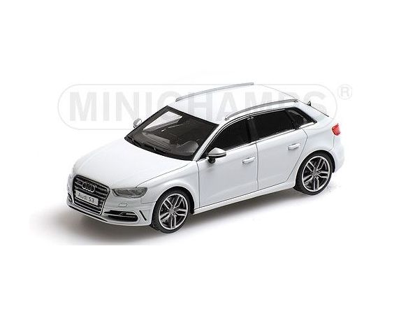 MINICHAMPS 437013010 AUDI S3 SPORTBACK 2013 WHITE Modellino