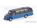 Minichamps PM439360011 MERCEDES O 3500 BUS 1950 LIGHT BLUE & DARK BLUE 1:43 Modellino