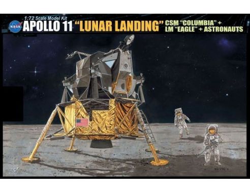 Dragon 11002 APOLLO 11 LUNAR LANDING 1/72 Modellino