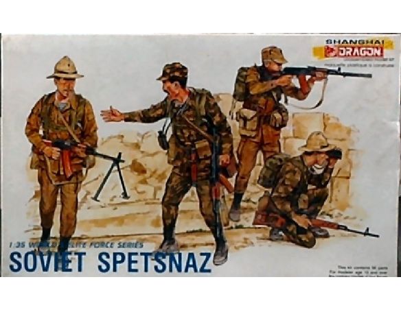 Dragon D3002 FIGURE SOVIET SPETSNAZ KIT 1:35 Modellino