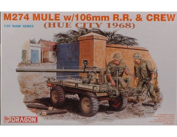 Dragon D3315 M 274 MULE W/RIFLE CREW KIT 1:35 Modellino