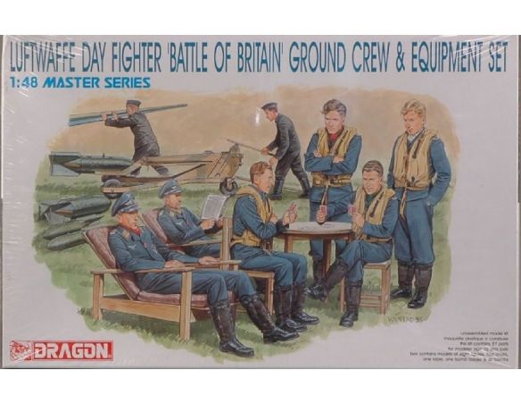 Dragon D5532 LUFTWAFFE GROUND CREW KIT 1:48 Modellino