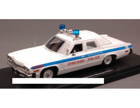 Auto World AWR1142 DODGE MONACO CHICAGO POLICE 1974 1:43 Modellino