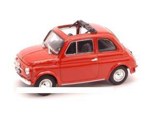 Brumm BM0454-14 FIAT 500 F 1965-72 APERTA ROSSO CORALLO CHIARO  1:43 Modellino