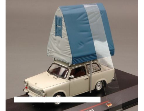 IST Models IST188 TRABANT 601S LIMOUSINE (CAMPING) 1980 LIGHT GREY 1:43 Modellino