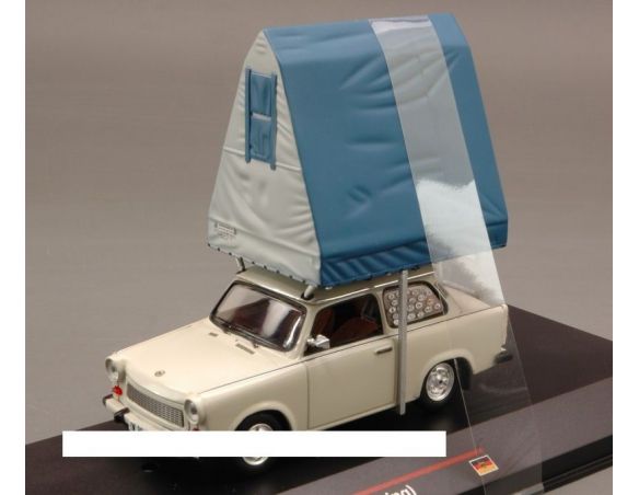 IST Models IST188 TRABANT 601S LIMOUSINE (CAMPING) 1980 LIGHT GREY 1:43 Modellino