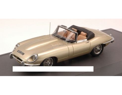 Matrix MX11001-041 JAGUAR E-TYPE 3.8 SPIDER SII ROADSTER 1970 GOLD ED.LIM.1 OF PCS 408 1:43 Modellino