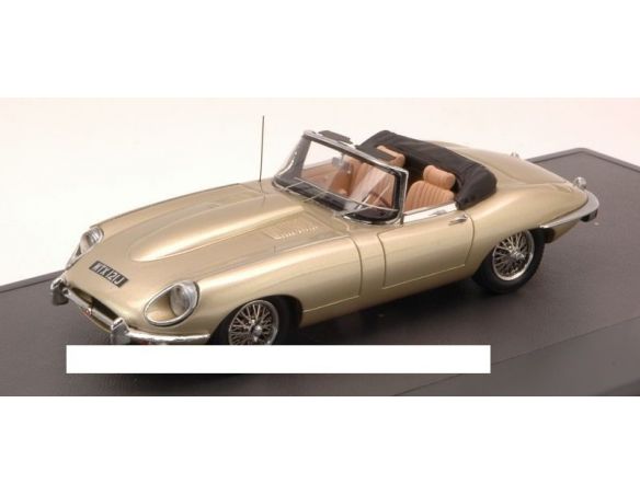 Matrix MX11001-041 JAGUAR E-TYPE 3.8 SPIDER SII ROADSTER 1970 GOLD ED.LIM.1 OF PCS 408 1:43 Modellino