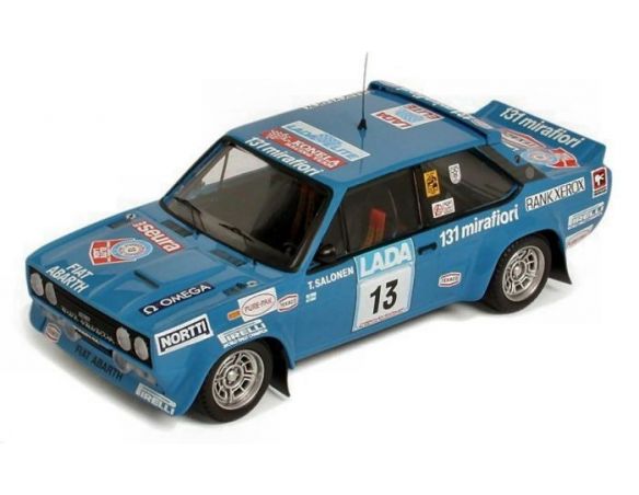 Trofeu TF1420 FIAT 131 ABARTH N.13 2nd 1000 LAGHI 1977 SALONEN-MARKKULA 1:43 Modellino