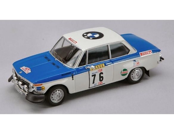 Trofeu TF1702 BMW 2002 N.76 WINNER TAP PORTUGAL RALLY 1972 WARMBOLD-J.TODT 1:43 Modellino